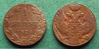 Polen unter Russland 1 Grosz Nikolaus I. 1825-1855 -