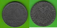 Kaiserreich 10 Pfennig Fehlprägung Zink statt Eisen, sehr selten in dieser Erhaötung -