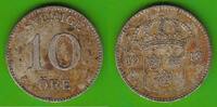 Schweden 10 Öre Gustaf V. 1907-1950 -