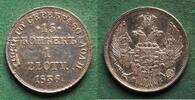 Polen unter Russland 1 Zloty 15 Kopeken Nikolaus I. 1825-1855, sehr hübsch -