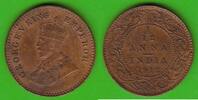 Britisch-Indien 1/12 Anna George V. 1910-1936, hübsch -