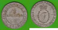 Sachsen-Hildburghausen 3 Kreuzer Friedrich 1784-1826, äußerst selten (AKS bewertung LP) -