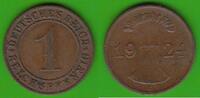 Weimarer Republik 1 Reichspfennig seltene Ausgabe -