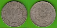 Brasilien 100 Reis Pedro II. 1831-1889 -