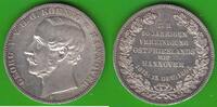 Hannover Vereinstaler Georg V. 1851-1866, Vereinigung mit Ostfriesland, hübsch, selten -