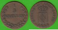 Baden 1/2 Kreuzer Ludwig 1818-1830, seltener -