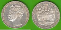 Schaumburg-Lippe Vereinstaler Adolf Georg 1860 1893, sehr hübsch, selten -