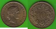 Schweiz 10 Rappen toll erhalten -