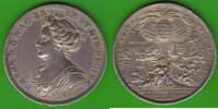 Großbritannien Silbermedaille Anne 1702-1714, auf die Siege Englands im Spanischen Erbfolgekrieg, sehr selten -
