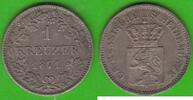 Hessen-Darmstadt 1 Kreuzer Ludwig III. 1848-1877 -