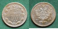 Russland 5 Kopeken Alexander III. 1881-1894 -
