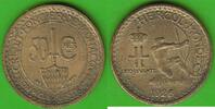Monaco 50 Centimes Louis II. 1922-1949, hübsch -