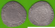 England Shilling Charles I. 1625-1649, geprägt 1635-1636, Tower mint, Mzz. Krone -
