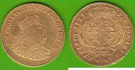 Sachsen 5 Taler Mittelaugust d´or GOLD, Friedrich August II. 1733-1763, hübsch, sehr selten -
