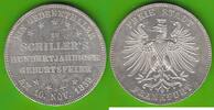 Frankfurt Taler 1859 Schillers 100. Geburtstag, h&uuml;bsch vz/vz-st, kleine ... 165,00 EUR  + 6,50 EUR frais d'envoi