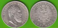 W&uuml;rttemberg 2 Mark 1877 Karl 1864-1891, h&uuml;bsch, selten in guter Qualit&auml;t... 385,00 EUR  + 6,50 EUR frais d'envoi