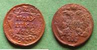 Russland Poluschka 1735 Anna Ivanovna 1730-1740, h&uuml;bsch vz-/ss+ 39,00 EUR  + 6,50 EUR frais d'envoi