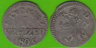 Hessen-Darmstadt 1 Kreuzer 1805 Ludwig X. 1790-1806 sehr sch&ouml;n, kleines ... 14,50 EUR  + 4,00 EUR frais d'envoi
