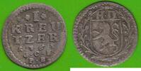 Hessen-Darmstadt 1 Kreuzer 1765 Ludwig VIII. 1739-1768 fast sehr sch&ouml;n 14,50 EUR  + 4,00 EUR frais d'envoi
