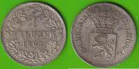 Hessen-Darmstadt 1 Kreuzer 1864 Ludwig III. 1848-1877, h&uuml;bsch vz 8,95 EUR  + 4,00 EUR frais d'envoi