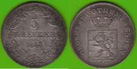 Hessen-Darmstadt 3 Kreuzer 1844 Ludwig II. 1830-1848 sehr sch&ouml;n 11,95 EUR  + 4,00 EUR frais d'envoi
