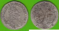 Montfort 1 Kreuzer 1732 Anton 1693-1733, selten sehr sch&ouml;n 57,50 EUR  + 6,50 EUR frais d'envoi