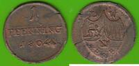 L&ouml;wenstein-Wertheim-Rochefort 1 Pfennig 1804 Dominik Constantin 1789-180... 39,00 EUR  + 6,50 EUR frais d'envoi