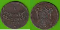 Augsburg Stadt 1 Pfennig 1797 gutes sehr sch&ouml;n, leichter Fundbelag 11,95 EUR  + 4,00 EUR frais d'envoi
