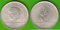 Weimarer Republik 3 Reichsmark 1929 A Schwurhand, h&uuml;bsch vz+/vz-st 41,95 EUR  + 6,50 EUR frais d'envoi