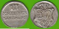 L&ouml;wenstein-Wertheim-Rochefort 3 Kreuzer 1805 Dominik Konstantin 1789-180... 119,00 EUR  + 6,50 EUR frais d'envoi