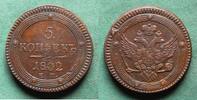Russland 5 Kopeken 1802 EM Alexander I. 1801-1825, h&uuml;bsch ss-vz, winzige... 149,90 EUR  + 6,50 EUR frais d'envoi