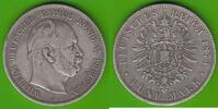 Preu&szlig;en 5 Mark 1876 A Wilhelm I. 1861-1888 sehr sch&ouml;n 62,50 EUR  + 6,50 EUR frais d'envoi