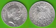 Sachsen 2 Mark 1904 Georg 1902-1904, auf seinen Tod, sehr h&uuml;bsch vz-st/st 89,90 EUR  + 6,50 EUR frais d'envoi