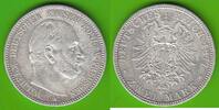 Preu&szlig;en 2 Mark 1877 A Wilhelm I. 1861-1888, h&uuml;bsch ss-vz 119,90 EUR  + 6,50 EUR frais d'envoi