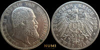 Württemberg 2 Mark 1906 F Wilhelm II vz+ 45,00 EUR  + 18,50 EUR frais d'envoi