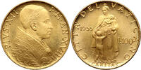 Vatican 100 Lire 1955 Pope Pius XII FSTGL 1150,00 EUR  + 25,00 EUR frais d'envoi