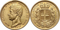 Italy, Sardinia 100 Lire 1833 Carlo Alberto, Turin SS+ 4399,00 EUR envoi gratuit