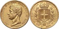 Italy, Sardinia 100 Lire 1834 Carlo Alberto, Turin SS 4299,00 EUR envoi gratuit