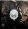 South Africa 5 rand 2020 Rhino, 1 oz silver unz 180,00 EUR  + 15,00 EUR frais d'envoi