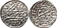 GERMANY (BAYERN) Denar Heinrich II der Zänker, Regensburg, mintmaster VVL -