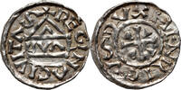 GERMANY (BAYERN) Obol Heinrich II der Zänker, Regensburg, mintmaster GVAL -