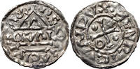 GERMANY (BAYERN) Denar Heinrich II der Zänker, Regensburg, mintmaster GVAL -