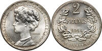 Luxembourg Marie Adelaide, 2 francs, ESSAI -