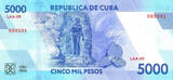 CUBA - 5000 PESOS 2026 - CELIA SANCHEZ MANDULEY New