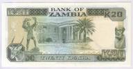 Zambie 20 Kwacha ZAMBIE - PICK 32 b - 20 KWACHA - 1989-1991 - SPLENDIDE -