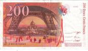 France 200 Francs FAY 75 - 200 FRANCS EIFFEL - 1996 - FAUTE - PICK 159 -