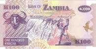 Zambie 100 Kwacha ZAMBIE - PICK 38 c - 100 KWACHA - 1992 - NEUF -