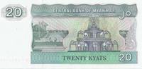 Myanmar 20 Kyats 1994 MYANMAR - PICK 72 - 20 KYATS - 1994 - NEUF  1,50 EUR  + 3,20 EUR frais d'envoi