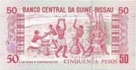 Guinée Bissau 50 Pesos GUINEE BISSAU - PICK 10 - 50 PESOS - 1.3.1990 - NEUF -