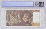 100 Francs FAY 69/8b - 100 FRANCS DELACROIX 1984 - FAUTE - ERROR NOTE - TB - VF30 - P.154b -